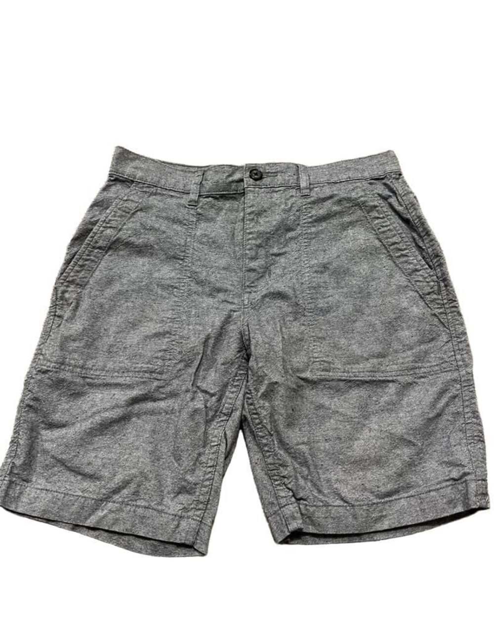 Taylor Stitch Cotton Utility Shorts Gray Size 31